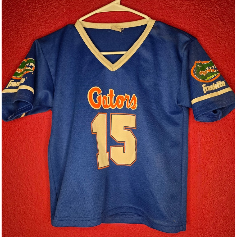 Vintage Franklin Florida Gators Tebow #15 Jersey Youth Size or use as Crop top